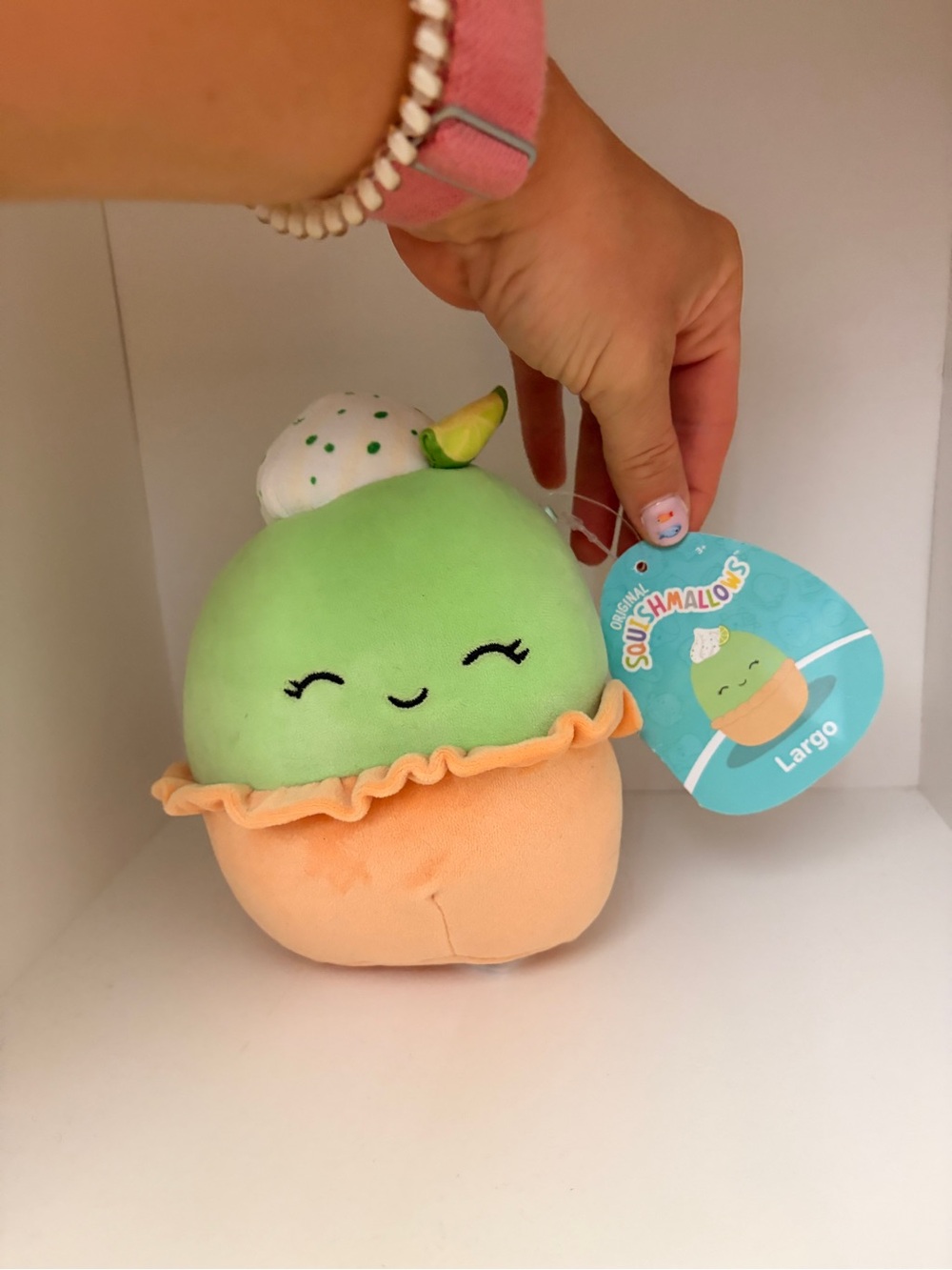 NWT Squishmallows Largo Key Lime Pie Cupcake Plush Plushie Toy